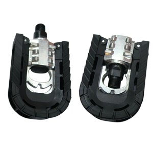 Ioensy - Pedales De Bicicleta Plegables Pedales De Ciclismo Plegados De Metal Para Piezas De Ciclismo De Desplazamiento