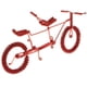thumbnail image 1 of Hecho a mano Metal Craft Modelo de bicicleta Juguete Escritorio de oficina Decoración para el hogar Rojo, 1 of 5