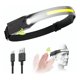 thumbnail image 1 of Linterna Led Frontal De Cintillo Cabeza Bicicleta Recargable, 1 of 6