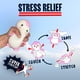 thumbnail image 5 of Pingüino regordete Squishy Fidget de MonkeWorld, color rosa, 5 of 6
