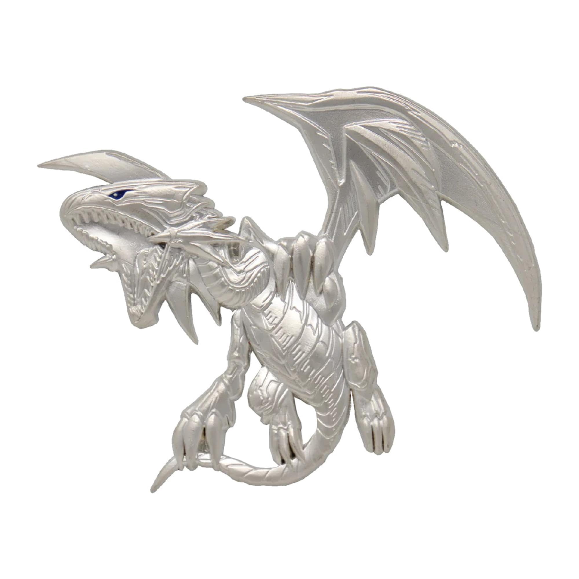 Insignia Pin Fanattik Yu-gi-oh! Ojos Azules, Dragón Blanco, Plateado