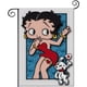 thumbnail image 1 of Betty Boop (2) -bandera de jardín temática. Regalo perfecto para fans, amigos y familiares, ideal para actividades al aire libre y decoración de fiestas.28CM*45CM, 1 of 5