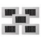 thumbnail image 1 of Pack 5 Interruptor 1 912 16a Y Tomacorriente 2 16a - Gris Negro, 1 of 3