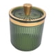 thumbnail image 1 of Tarro Multifuncional Con Soporte Para Bastoncillos De Algodón Y Tapa Para Escritorio Del Hogar, Color Verde Claro, 1 of 5