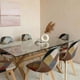 thumbnail image 2 of Comedor Mesa Xinia 140x90 + 6 Sillas Patchwork Da Vinci | Ecocuero Claro, 2 of 4