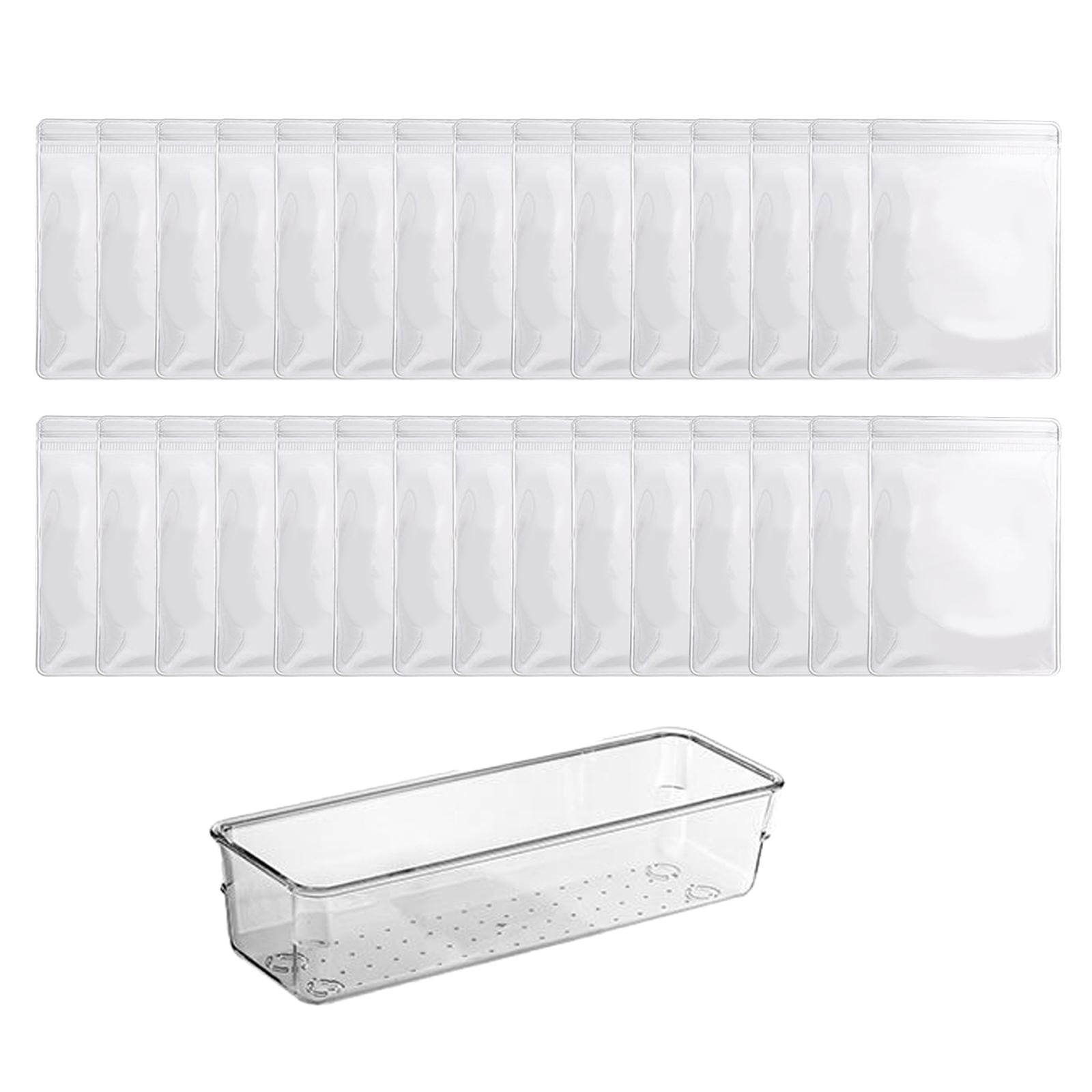 Ioensy - Caja De Bolsa De Almacenamiento De Joyería Antioxidación Para Collar De Anillo Bolsas De 30xm + Caja Extensible