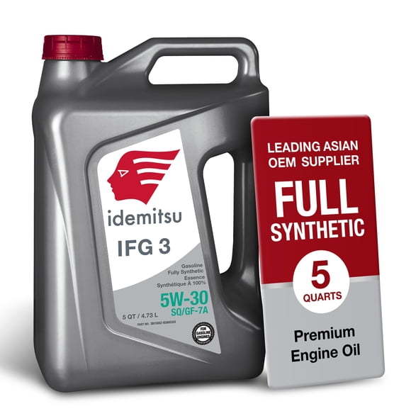Aceite de motor Idemitsu IFG3 5W-30 SP/GF-7A 4.73 L para motores TGDI y PFI