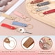thumbnail image 3 of Uxcell 20 Pcs Blanks de Llavero de Cuero PU a Granel Kit de Llavero de Cuero para Grabado Láser con Anillos de Llave para Suministros de Bricolaje Regalos (Marrón, 5.3" x 0.8"), 3 of 6