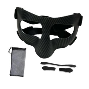 Ioensy - Protector Nasal Para Nariz Rota, Protector Facial Para Ejercicio, Fútbol, Entrenamiento Deportivo, Diadema Negra