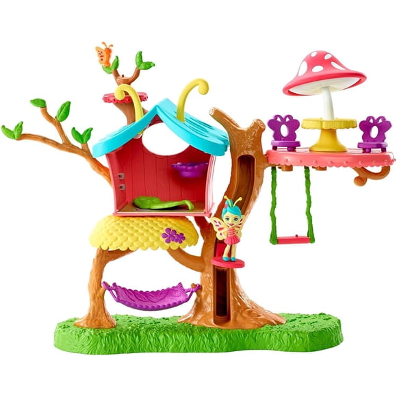 Set de juego Mattel Enchantimals Butterfly Clubhouse con muñeco Baxi
