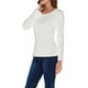thumbnail image 2 of Pack 6 Camiseta Polar Bambu Mujer Solo Blanco, 2 of 3