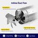 thumbnail image 2 of Sistema de escape Inline Booster iPower de 4 pulgadas, 100 CFM, HVAC, 110 V, 2 of 7