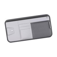 Magideal - Organizador De Bolsillo Para Parasol De Coche Genérico, Soporte Para Gafas, 32,5 X 16,5 Cm, Montaje Sencillo, Color Gris, Accesorios Para Interior De