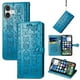 thumbnail image 2 of Funda Cartera FOXDOCK para iPhone 16 , Flip PU con Relieve de Gatos y Perros, Tarjetero y Soporte, 2 of 6