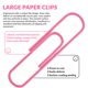 thumbnail image 5 of Sujetapapeles FUDAO FAMILY Jumbo Rosa 5 cm Paquete de 100, 5 of 6