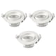 thumbnail image 1 of Pack 3 Foco Basculante Led Embutido Spot 6.5W Frío Redondo, 1 of 7