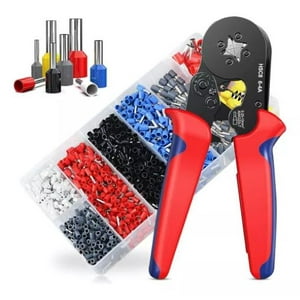 Shop E-Home - Crimpadora Alicate Prensa Ferrulera Mas 1200 Terminales Cable