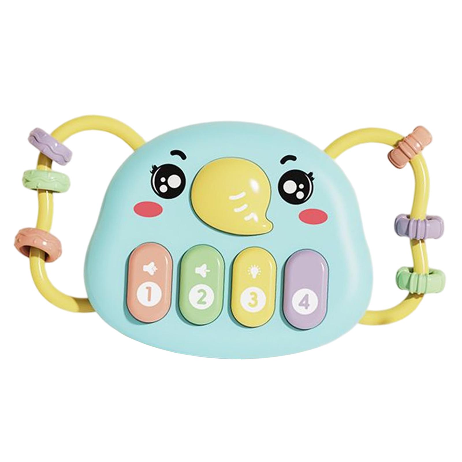 Bothyi - Juguetes Musicales Con Luces, Juegos Sensoriales, Campanilla Bonita Para Niños Pequeños, Niñas, Niños, Piano Azul