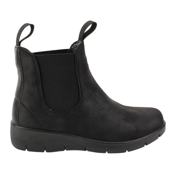 Botín New Walk Doble Tirador Negro | Lider