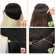 thumbnail image 2 of Xiao Hua Extensiones de cabello liso de una sola pieza, peluca de 40 cm de largo con diseño de hilo invisible, apta para cabello rizado o liso, peluca multifuncional para peinar, estilo F, 1 pieza., 2 of 3