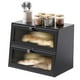 thumbnail image 1 of Panera JUATPNIY de madera tipo granja, extra grande, 2 capas, negra, 1 of 3