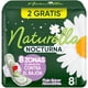 thumbnail image 1 of Toallas Higiénicas Naturella Nocturna Flujo Súper Abundante Extra Largas, 8 u, 1 of 8