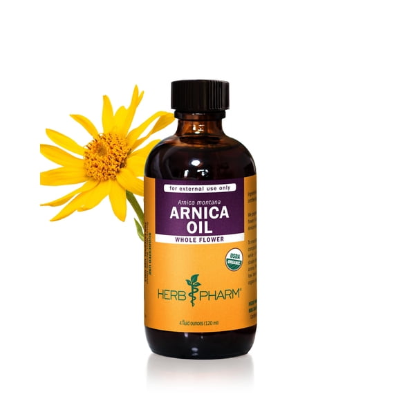 Aceite de árnica Herb Pharm certificado orgánico, 120 ml