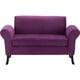 thumbnail image 1 of Banqueta Baul + Respaldo Lua 2C Felpa 20 Morado, 1 of 7
