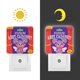 thumbnail image 3 of Abby Hatcher Luz nocturna LED con sensor de anochecer a amanecer para dormitorio, baño, pasillo, escaleras - Lámpara LED nocturna de enchufe, 0.5W - 1 pieza, 3 of 6