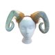 thumbnail image 3 of Diadema HMS Superlite RAM Horns color canela pintada a mano, 3 of 4