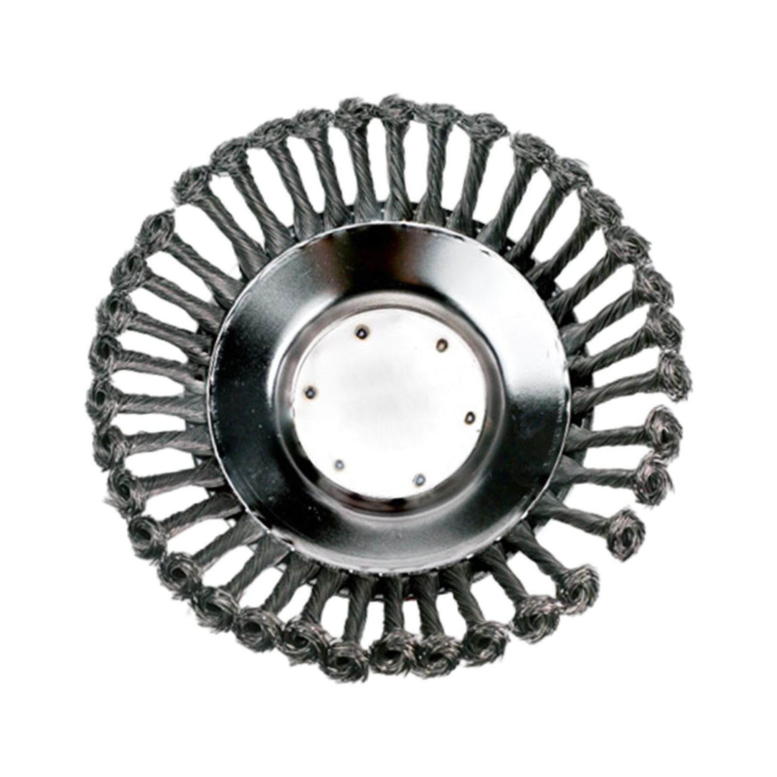 Magideal - Disco De Cepillo De Rueda De Alambre, Cabezal De Corte, Cabezal De Cepillo Giratorio De Alambre De Acero Para Malezas, Limpieza De Polvo, Cepillo De M 8 Pulgadas