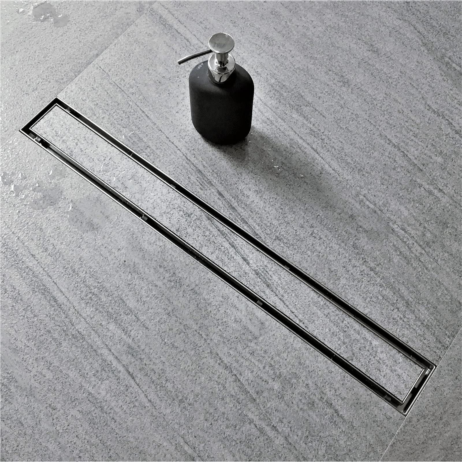 Desagüe Lineal Para Ducha Neodrain De 61 Cm, Acero Inoxidable 304 Cepillado
