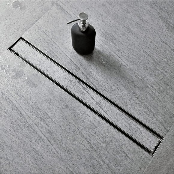 Desagüe lineal para ducha Neodrain de 61 cm, acero inoxidable 304 cepillado