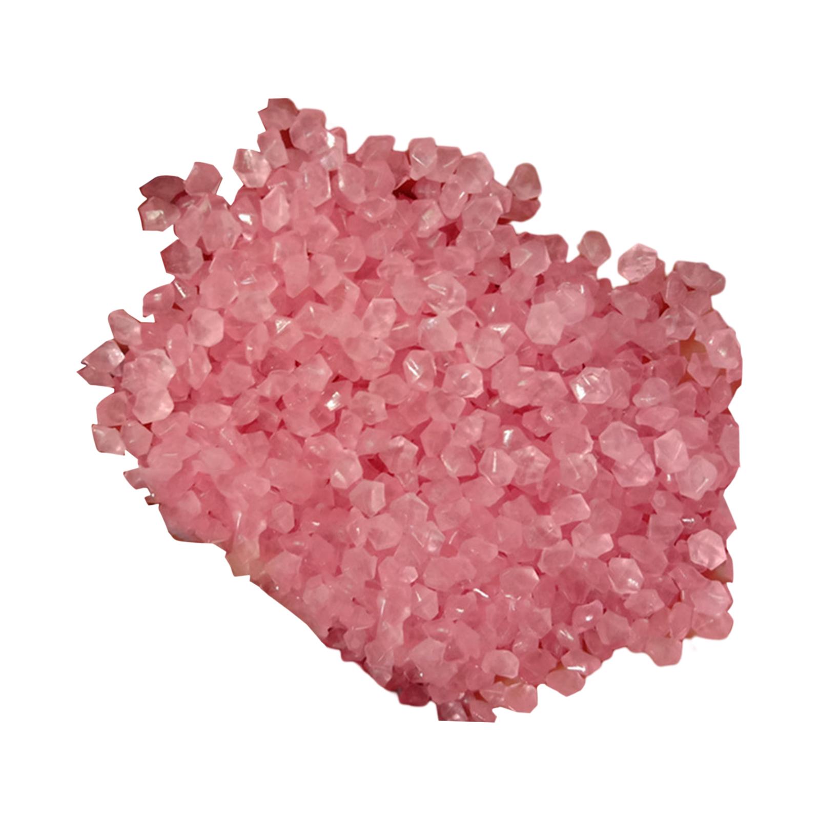 Magideal - Piedras De Resina Que Brillan En La Oscuridad, 3-5Mm, Accesorios Para Arena, Materiales Para Manualidades Diy, Multiusos Para Decoración De Acuario Y Rosa 50G