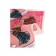 thumbnail image 3 of INSPIRE CHIC Pañuelo Cuadrado de Seda 100% para Mujer Estampado Floral Vintage Pañuelo para Cuello y Cabeza Lujoso Envoltura para el Cabello 21 5/8 x 21 5/8‘’ Flecos Rosados, 3 of 5