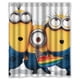 thumbnail image 1 of Cortina de ducha divertida de los Minions de la película Despicable, juego de cortina de baño con ganchos, tamaño 60 x 72 pulgadas, 1 of 3