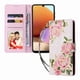 thumbnail image 1 of FOXDOCK Funda Tipo Cartera Floral para Samsung Galaxy A32 5G ,Funda con Tapa de Cuero PU, Protección Antigolpes con Ranuras para Tarjetas y Soporte, 1 of 5