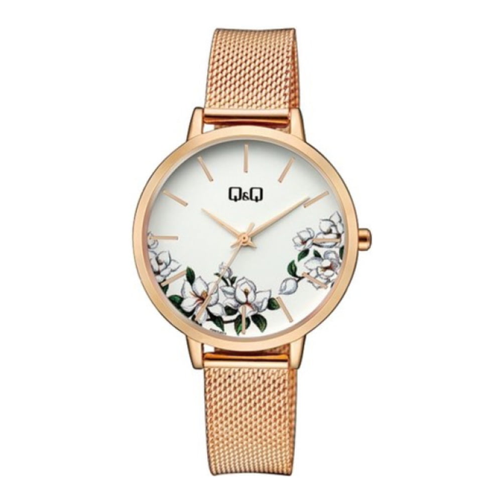 Q&q - Reloj Qz67j011y Mujer Analogo Metal