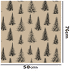 thumbnail image 4 of 10 Papel De Regalo Para Navidad Pliego 50x70cm Kraft Marrón, 4 of 4