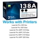 thumbnail image 2 of Cartucho de tóner MANDBOY 138A (Negro, paquete de 2) para HP LaserJet Pro, 2 of 6