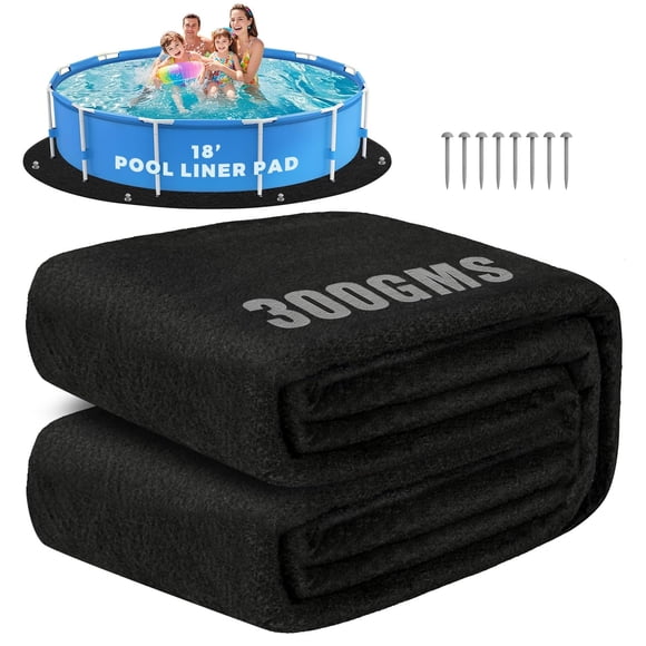 Alfombra para Forro de Piscina RHRTTUE Redonda 18 pies Resistente 300GSM