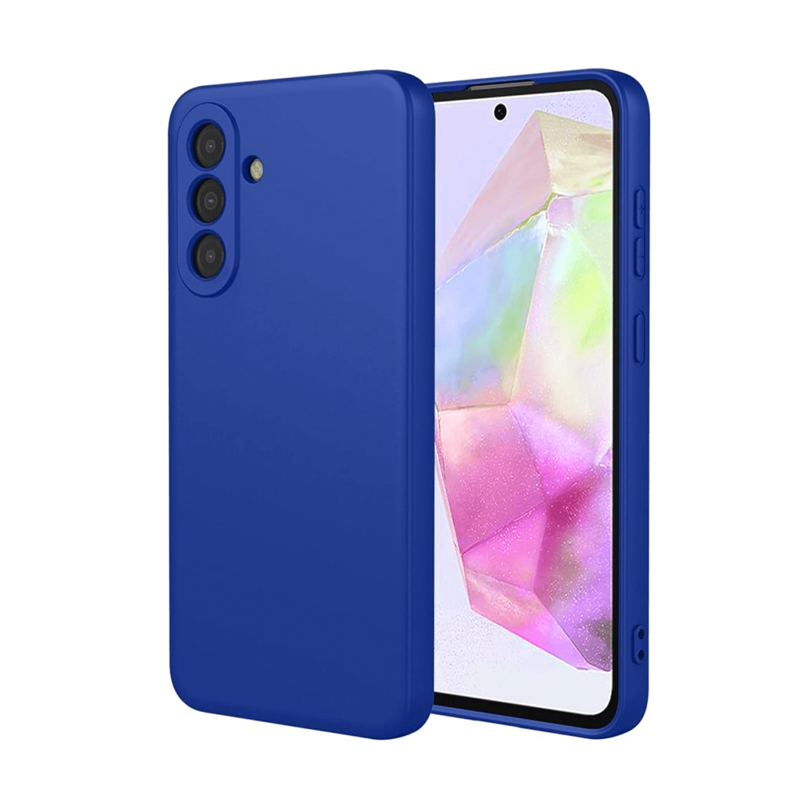 Joigo - Carcasa Para Samsung A17 Goma Azul