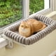 thumbnail image 1 of Percha para ventana para gatos Zoratoo Cloud Cuddle con cojín, color gris, tamaño grande, 1 of 9
