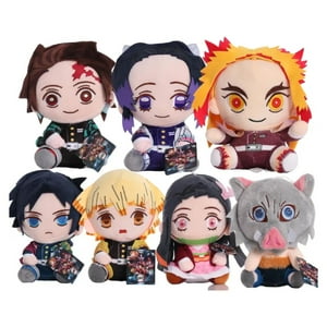 Total Upgrate - Pack 4 Peluches De 20Cm Demon Slayer Anime