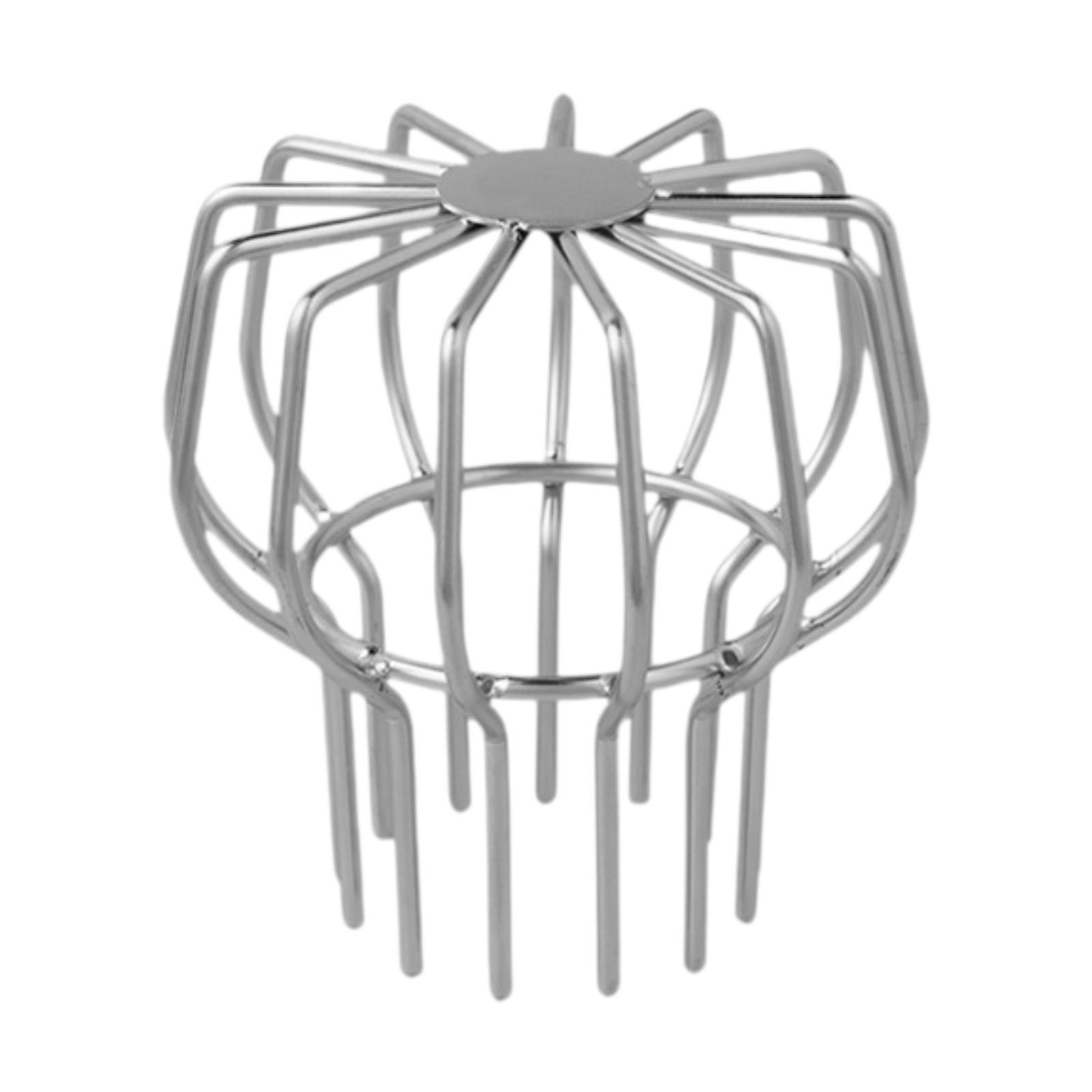 Magideal - Protector De Hojas Para Canalones, Filtro Exterior, Colador, Tapa De Alambre, Antiobstrucción, Para Balcón, A Prueba De Óxido, Protector De Canalones, Tapa De Drenaje 3 Pulgadas