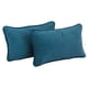 thumbnail image 1 of Almohada Blazing Needles con cordones de microgamuza, 45 cm, 2 unidades, 1 of 1