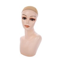 Magideal - Cabeza De Maniquí Calva, Soporte De Exhibición De Peluca, Maniquí Profesional Suave Y Duradero Para Collar, Gafas, Pelucas, Exhibición, Fabricación De Estilo A