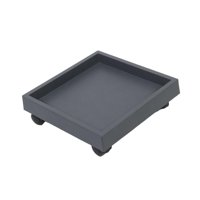 Magideal - Maceta Con Ruedas Para Mover Macetas, Bandeja Con Platillo Para Macetas Con Ruedas, Carrito Para Macetas, Soporte Rodante Para Plantas Para Jardín, Ma Gris