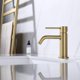 thumbnail image 5 of Grifo de baño JXMMP de latón monomando dorado cepillado, 5 of 6