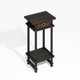 thumbnail image 5 of Mesa lateral Furinno Turn-N-Tube de 3 niveles con almacenamiento, negro espresso, 5 of 6
